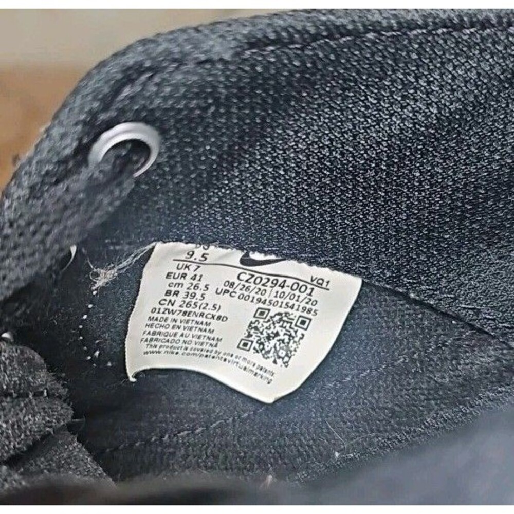 Nike Court Legacy Women's Canvas Sneakers Black/White CZ0294-001 Size 9.5 - Picture 7 of 7